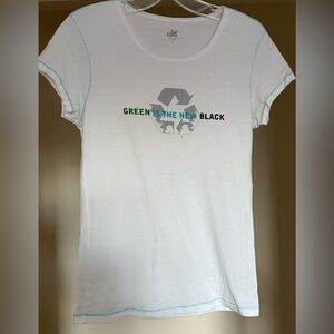 ALO Eco-Friendly White Graphic Tee